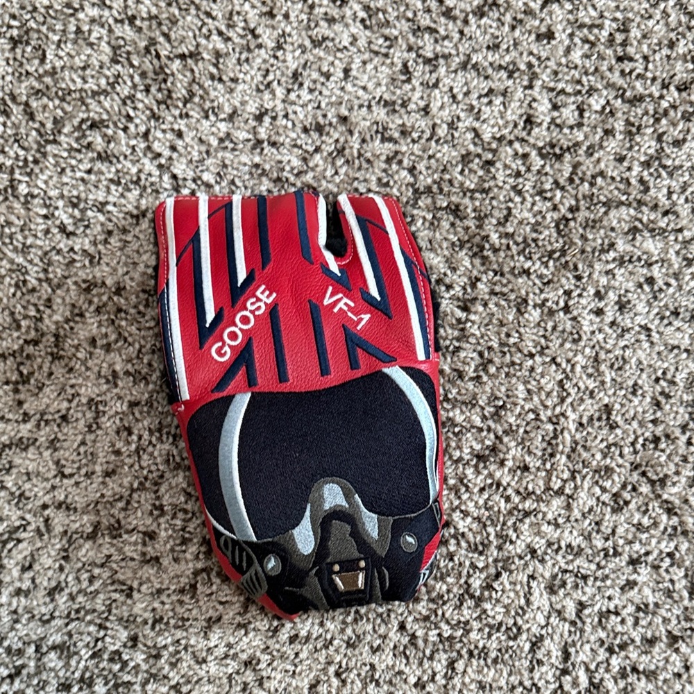 Rose and Fire Goose Mallet Putter Cover